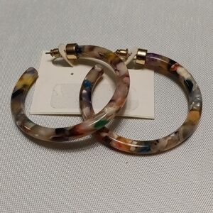 Multicolor Hoop Earrings